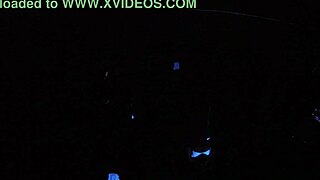 Scarlett Johnson screams in blacklight sex POV fetish!