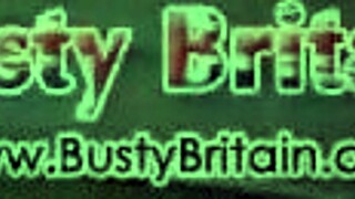 Busty British Babe Michelle Dildo Fucks Her Wet Pussy