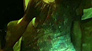 Young gay twink in lingerie plays with dildo solo