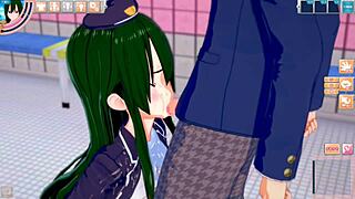 Re Zero Crusch Gets Her Breasts Rubbed Repeatedly in 3D CG Anime Hentai Game