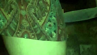 Young gay twink in lingerie plays with dildo solo