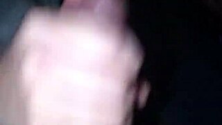 teen gives a handjob in casual setting