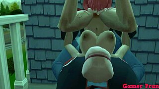 Sasori and Sakura fuck outdoors on the boat in Naruto hentai