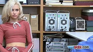 kiara gets her pussy pounded deep by horny cop at office