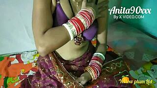 indian bhabi fingers friend's big cock before fucking