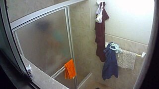 peruvian domestic employee bathing in her home