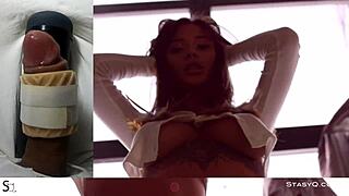 Battle 1: Playing Cock Hero Descent Episode 2 with the Handy - Can You Beat Me?