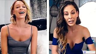 redhead teen sucks officer's cock after strip search 😏