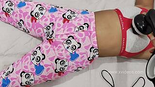 Young College Girl Beauty Experiences Intense Orgasm During Massage With Tannuxx