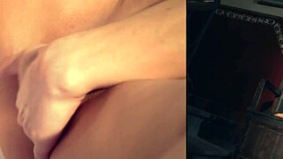 watch this wild piss squirt and cum explosion!