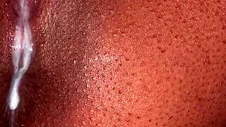 in the backseat, her pussy squirted wildly during the intense session