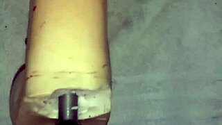 Me plunging deep into my 10-inch dildo