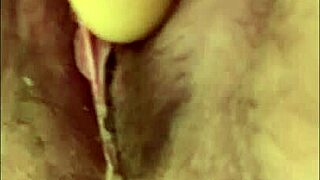 OH MY GOD, WATCH THIS BBW MILF FUCK THAT DILDO IN HER HAIRY PANTIES WHILE RUBBING HER BELLY!