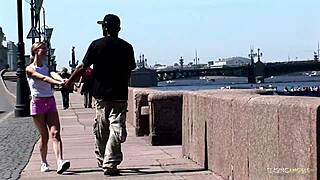 Public Blowjob Drives BBC to Fill Her Tight Pussy