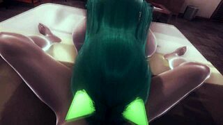 动漫本子cosplay狂野肛交，惊艳3D服装，无码操屁股！