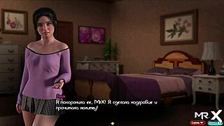 Treasure of Nadia: Brunette fucked anally by mature woman