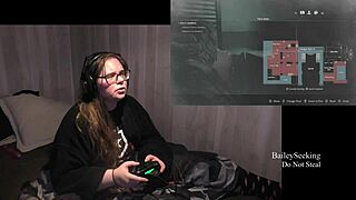 playing through resident evil 2 strip part 2