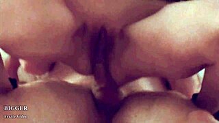 Bad stepdaughter punished in garage with double penetration