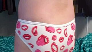 gay boy strips down in tight underwear