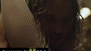 horny milf kayley gunner fucking her son-in-law tyler nixon in doggystyle, pussy missionary, cowgirl riding, brunette hardcore action