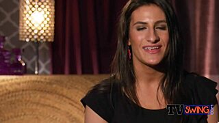 American amateur couples engage in steamy foreplay before party, hosing each other down 😈