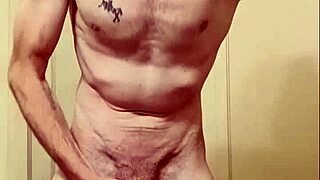 Why is Mike Guffey stroking his monster cock so hard? Watch him masturbate like a horny gay stud.