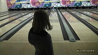 Tied babe endures interracial double penetration in kinky orgy