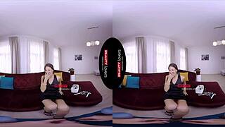 why does this czech brunette smell like sex after riding and blowjob?