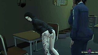 Thief gets caught by lesbian police in hot 3d animation