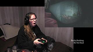 playing through resident evil 2 strip part 2