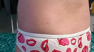 gay boy strips down in tight underwear