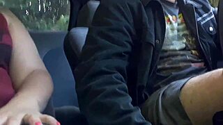 Hey, watch this blonde milf pay her uber fare with a wild blowjob in public!