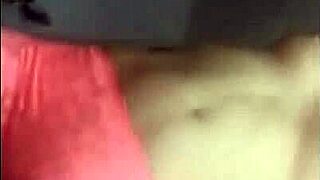 Girl dances seductive striptease on webcam. She rips clothes, undresses completely, and masturbates solo.