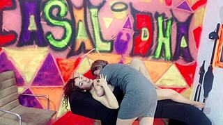 Client Sucked in Eyelash Studio, Husband Fucks Nymph?