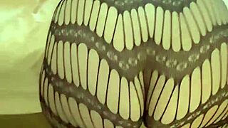 amateur wife ibi in sexy body stocking begs for filming!