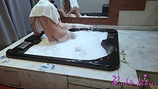 Want to see Argentinian teen 18+ anal in jacuzzi?