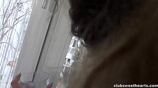 French slut in thong gets rimmed and creampied