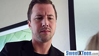 sexy teen 18+ bella rose uses her new blowjob lips perfectly