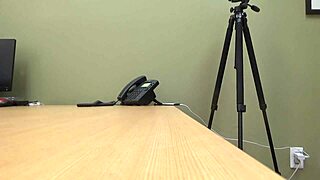 lala black reveals her ebony pussy during casting interview