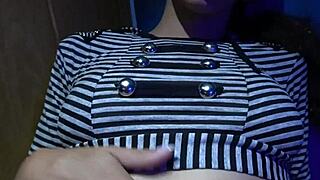 jerk off to my lactating tits dripping milk, latina milf style 😋