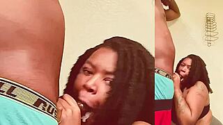 Kira Noir seducing a young star into a blowjob