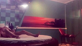 couple engages in front and back sex with anal assfucking in voyeur amateur setting.