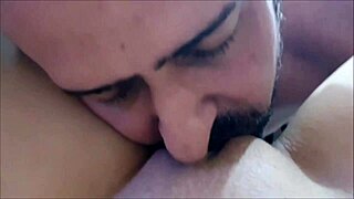 I sucked the redhead's shaved pussy then fucked her bent over doggy style