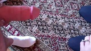 Femdom Teases Locked Chastity Slave With Handjob Denial