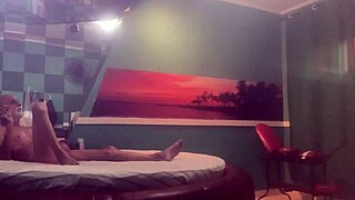 couple engages in front and back sex with anal assfucking in voyeur amateur setting.