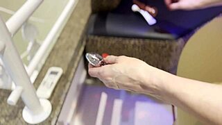 Stretching my ass for you with a toy