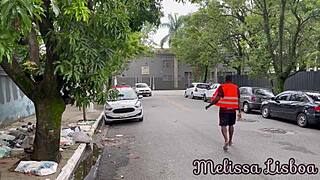 Paid that annoying flanelinha with a hot blowjob, John Coffee loved it outdoor! 😜 So wild with my Asian vibe!