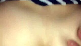 I watch my blonde wife masturbate and fuck her husband completely on red.