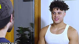 super hot straight jock fucks the gay bottom in doggystyle anal