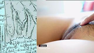 Myanmar comics girl with big ass tryin hardcore with me